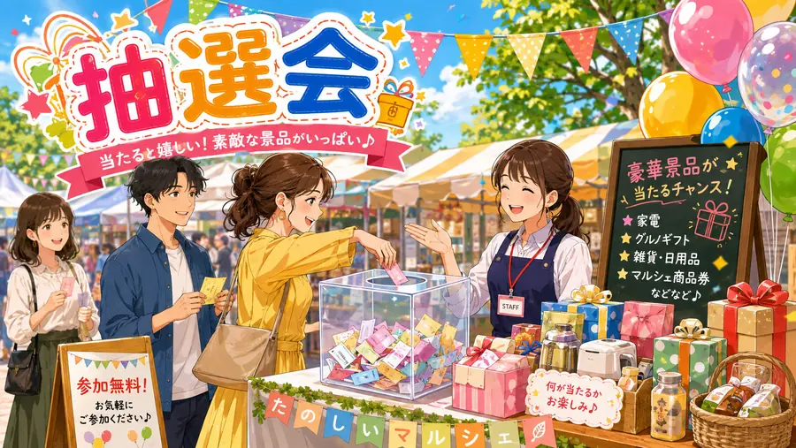 抽選会のイメージ
